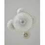 PS2803 NOIR VINTAGE GLOBE CHANDELIER