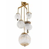 PS2804 AURELIA VINTAGE GLOBE CHANDELIER