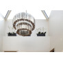 PS2826 TIERED FACET CHANDELIER