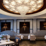 PS2873 FLUSH MOUNTED CHANDELIER