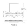 PS2882 ACROPOLIS LINEAR PENDANT