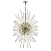 PS2884 32 LIGHT VERTICAL OVAL PENDANT