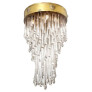 PS2886 VENINI STUNNING GLASS TEARDROP CHANDELIER