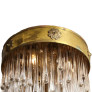 PS2886 VENINI STUNNING GLASS TEARDROP CHANDELIER