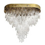 PS2887 VENINI EXCEPTIONAL GLASS TEARDROP CHANDELIER