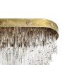PS2887 VENINI EXCEPTIONAL GLASS TEARDROP CHANDELIER