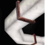 PS2931 ALABASTER OCTAGON CHANDELIER