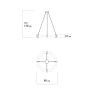 PS2931 ALABASTER OCTAGON CHANDELIER