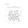 PS2987 26 LED CRYSTAL PENDANT LAMP