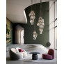 PS2989 12 LED CRYSTAL PENDANT LAMP