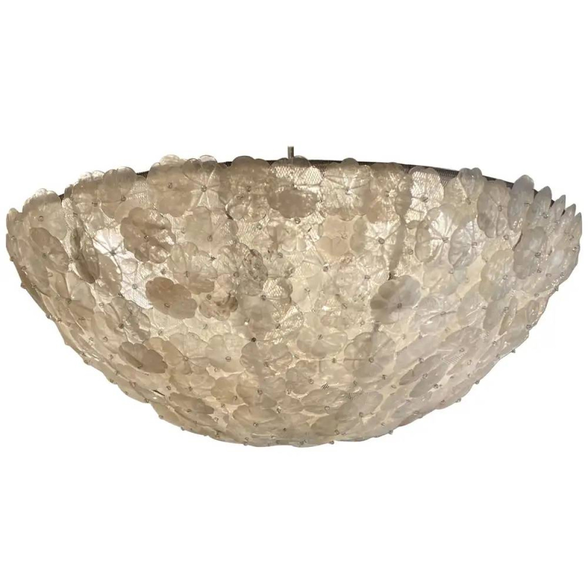 PS3001 ROCK CRYSTAL BASKET CHANDELIER