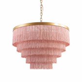 PS3002 MODERN TASSELS PURL MACRAME CHANDELIER PENDANT