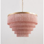 PS3002 MODERN TASSELS PURL MACRAME CHANDELIER PENDANT