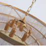PS3002 MODERN TASSELS PURL MACRAME CHANDELIER PENDANT