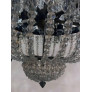 PS3014 Louis XVI Style Bronze & Crystal Chandelier