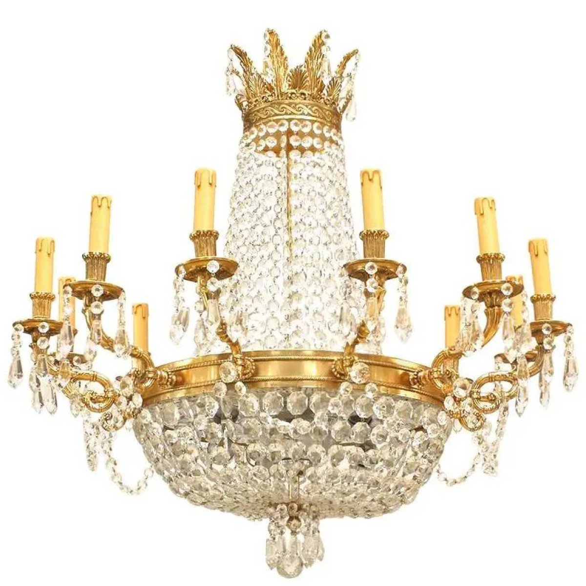 PS3015 Antique French Louis XVI Chandelier