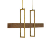 PS3033 Tonbridge Chestnut Linear Chandelier