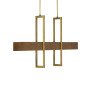 PS3033 Tonbridge Chestnut Linear Chandelier