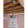 PS3045 Bronze & Cut Crystal Cascading Chandelier