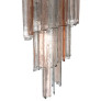 PS3046 Barbie Pink Clear Murano Chandelier