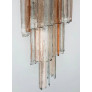 PS3046 Barbie Pink Clear Murano Chandelier