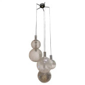 PS3047 Five Glass Globes Pendant Ceiling Light