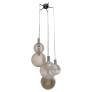 PS3047 Five Glass Globes Pendant Ceiling Light
