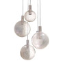 PS3047 Five Glass Globes Pendant Ceiling Light