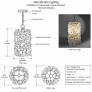 PS3065 CLS Recycled Crystal Pendant