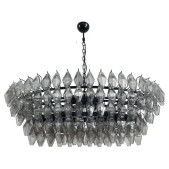 PS3068 Oval Poliedri Murano Chandelier