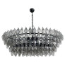 PS3068 Oval Poliedri Murano Chandelier