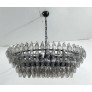PS3068 Oval Poliedri Murano Chandelier