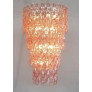 PS3069 Massive Pink Poliedri Murano Chandelier