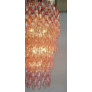 PS3069 Massive Pink Poliedri Murano Chandelier