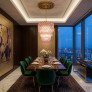 PS3069 Massive Pink Poliedri Murano Chandelier