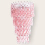 PS3069 Massive Pink Poliedri Murano Chandelier