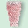 PS3069 Massive Pink Poliedri Murano Chandelier