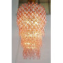 PS3069 Massive Pink Poliedri Murano Chandelier