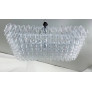 PS3070 Rectangular Poliedri Murano Chandelier