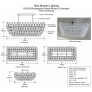 PS3070 Rectangular Poliedri Murano Chandelier