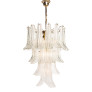PS3073 Glass and Brass Chandelier