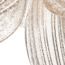 PS3073 Glass and Brass Chandelier