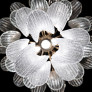 PS3073 Glass and Brass Chandelier