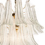 PS3073 Glass and Brass Chandelier