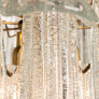 PS3073 Glass and Brass Chandelier