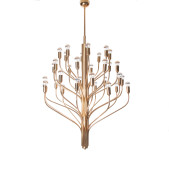 PS3074 Brass 32 Lights Chandelier