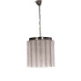 PS3075 Glass and Chrome Pendant