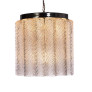 PS3075 Glass and Chrome Pendant