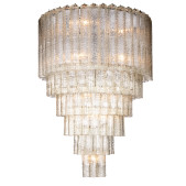 PS3077 Pair of Murano Glass Chandeliers