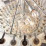 PS3077 Pair of Murano Glass Chandeliers